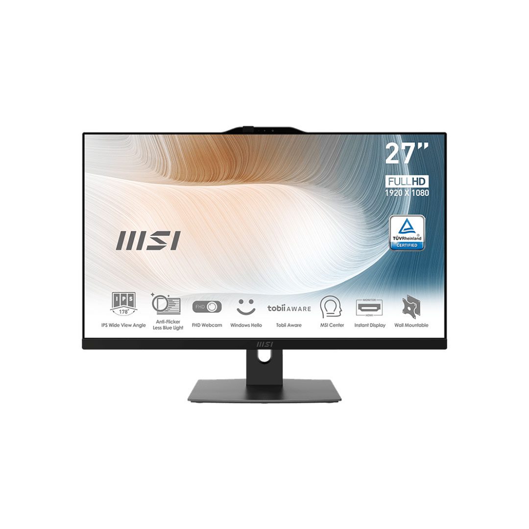کامپیوتر همه کاره ام اس آی MSI Modern AM272P 1M Black Core3 100U 16GB 500GB SSD Intel