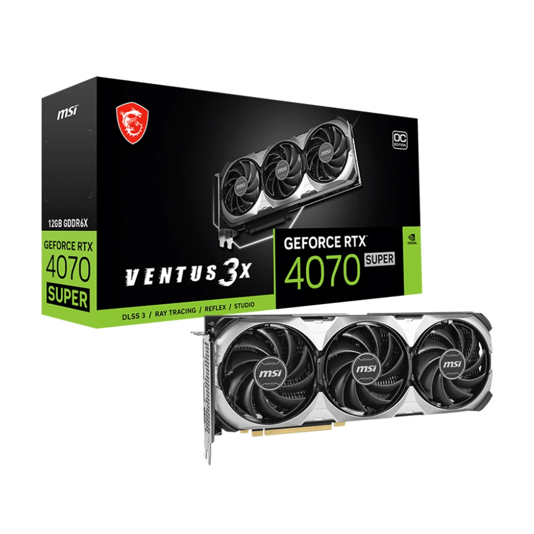 کارت گرافیک ام اس آی MSI GeForce RTX 4070 Super Ventus 3X 12G OC
