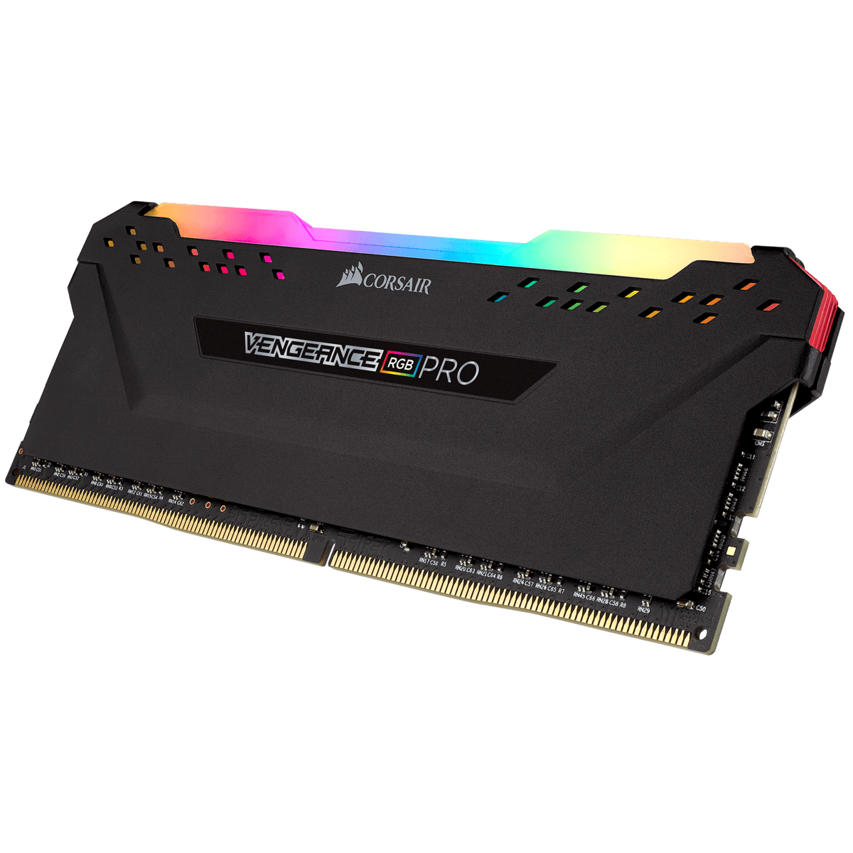 Corsair Vengeance RGB black 2 رم کورسیر Corsair Vengeance RGB 64GB (2x32GB) Black 6200MHz DDR5 CL32
