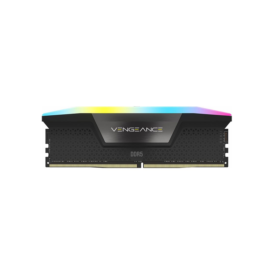 رم کورسیر Corsair Vengeance RGB 64GB (2x32GB) Black 6200MHz DDR5 CL32
