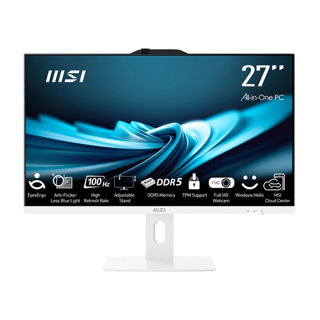 کامپیوتر همه کاره ام اس آی MSI PRO AP272P 14M White i3 14100 8GB 500GB Intel
