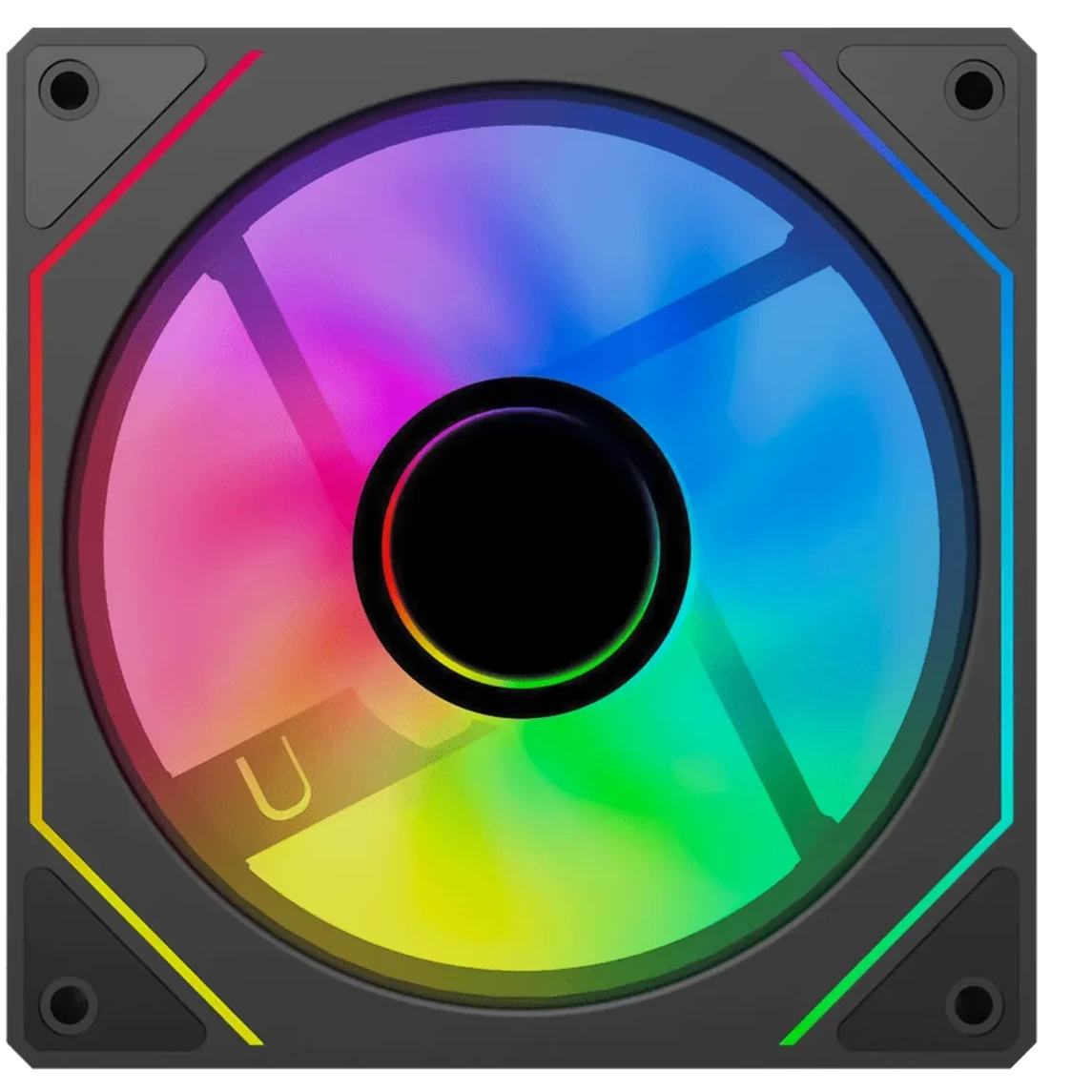 فن کیس اوست AWEST GT AVI120 ARGB Black 2 فن کیس اوست Awest GT-AVI120 ARGB Black