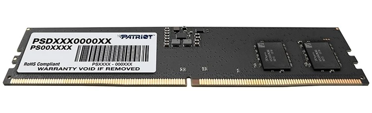 مشاهده بررسی و خرید رم پاتریوت مدل Signature Line 8GB DDR5 5200MHz CL42 ظرفیت ۸ گیگابایت