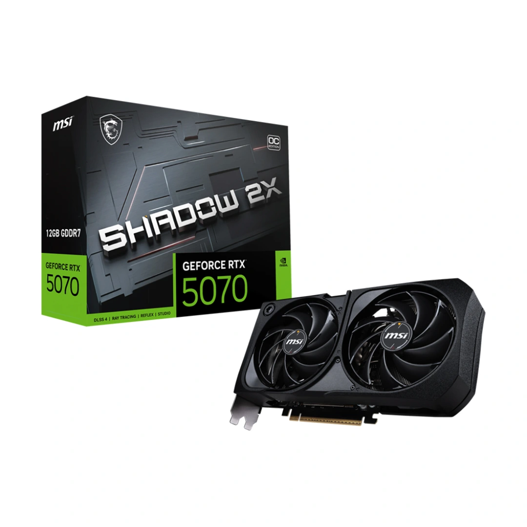 کارت گرافیک ام اس آی MSI Geforce RTX 5070 Shadow 2X OC 12GB