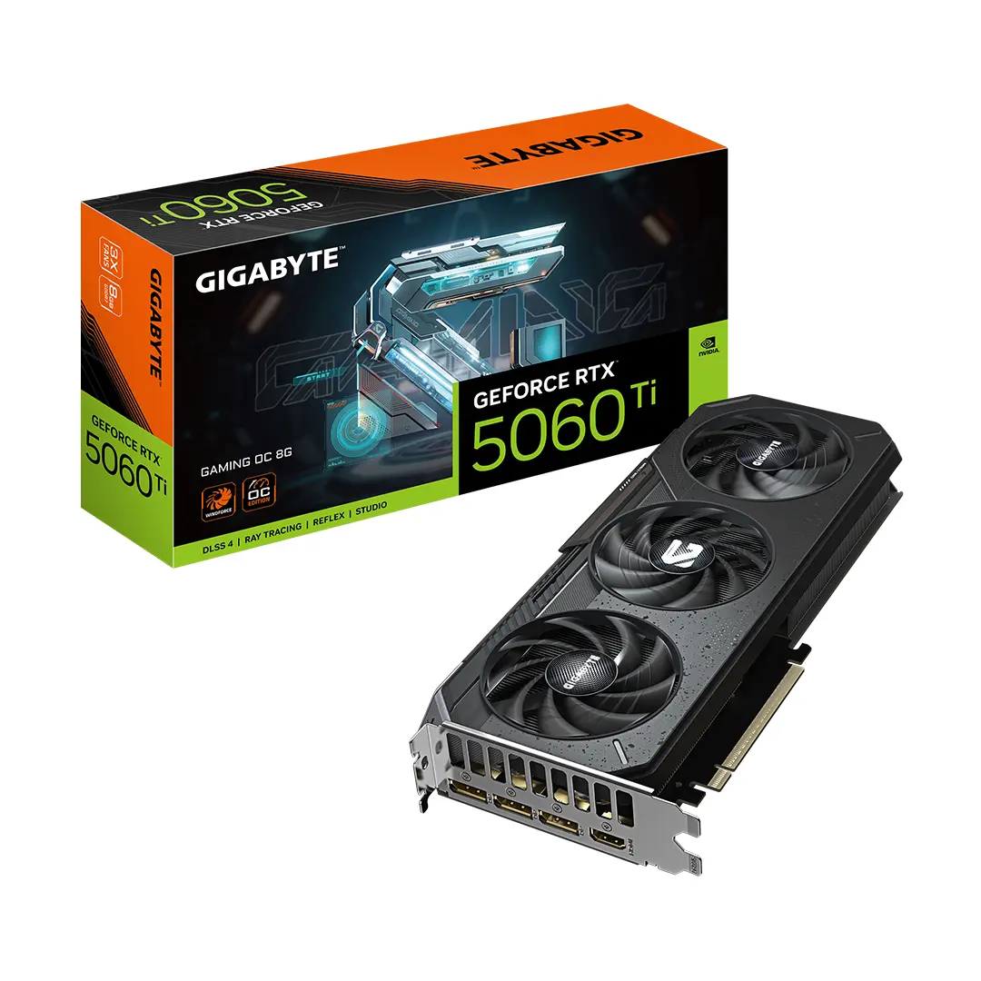 کارت گرافیک گیگابایت Gigabyte Geforce RTX 5060 Ti Gaming OC 8GB